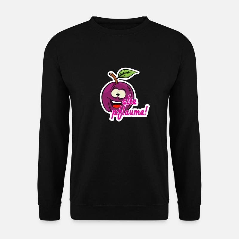 Alte pflaume - Unisex Pullover - Schwarz