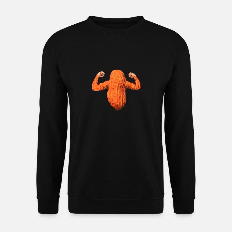 Erdnusskraft - Unisex Pullover - Schwarz
