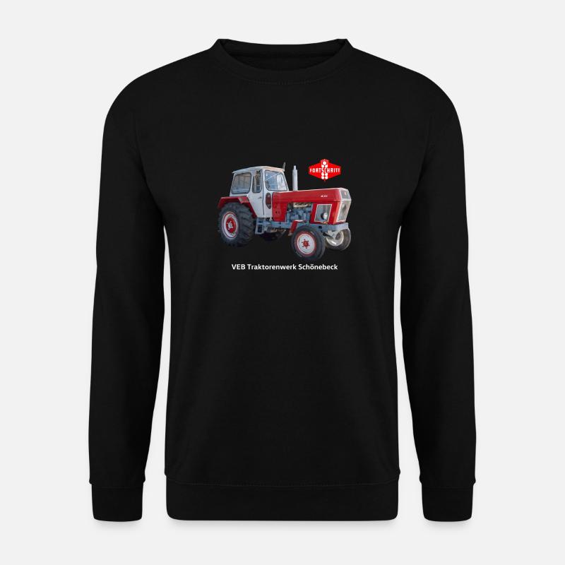 Trecker ZT300 VEB Traktorenwerk Schönebeck - Unisex Pullover - Schwarz