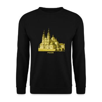 Fulda Dom Hessen Rhein Main Bischofssitz - Unisex Pullover - Schwarz - Vorne - Alina (178cm) & Michal (187cm)