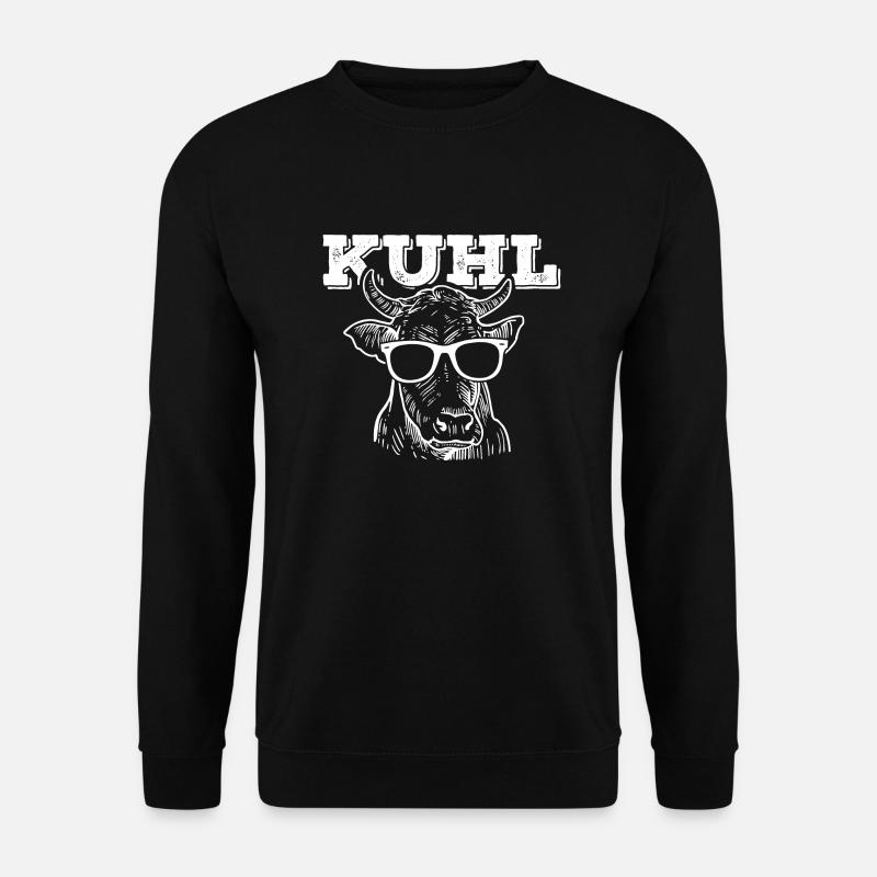 Coole Kuh - Unisex Pullover - Schwarz
