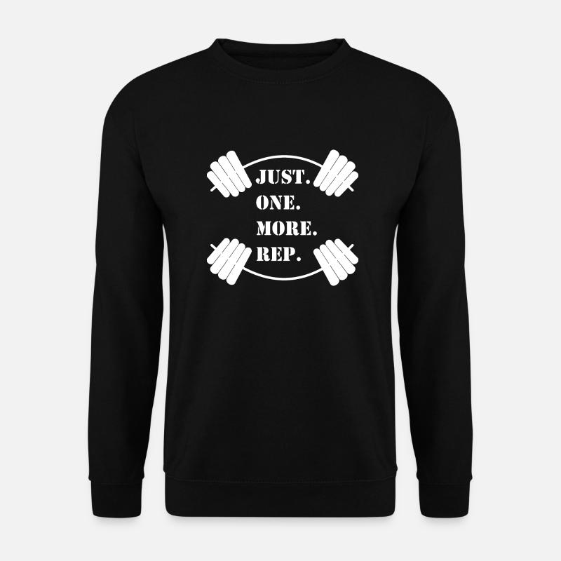 Just One More Rep - Sweat-shirt Unisexe - noir