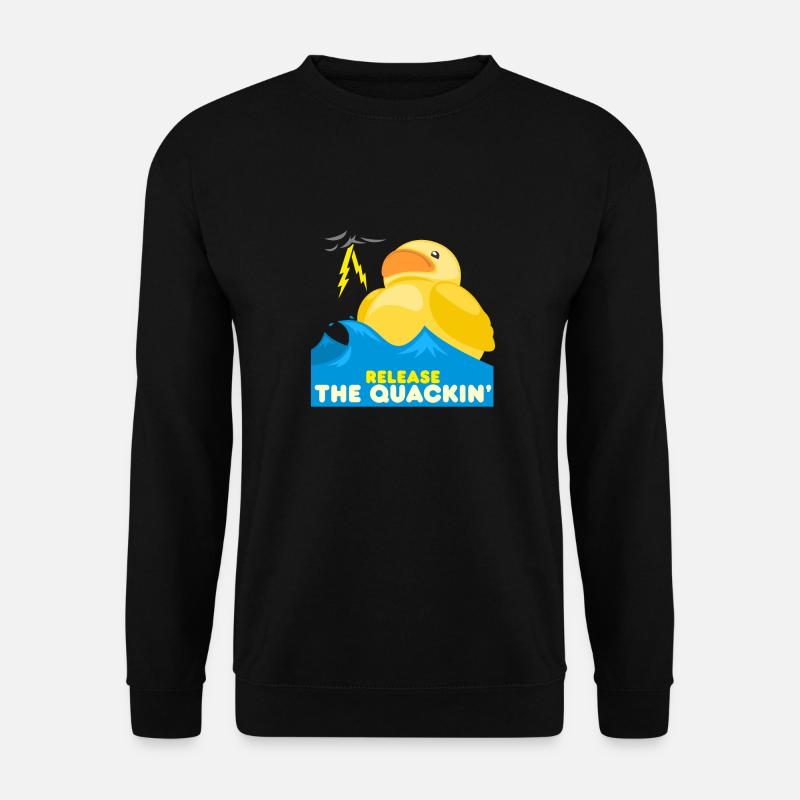 Funny Duck - Unisex Sweatshirt - black