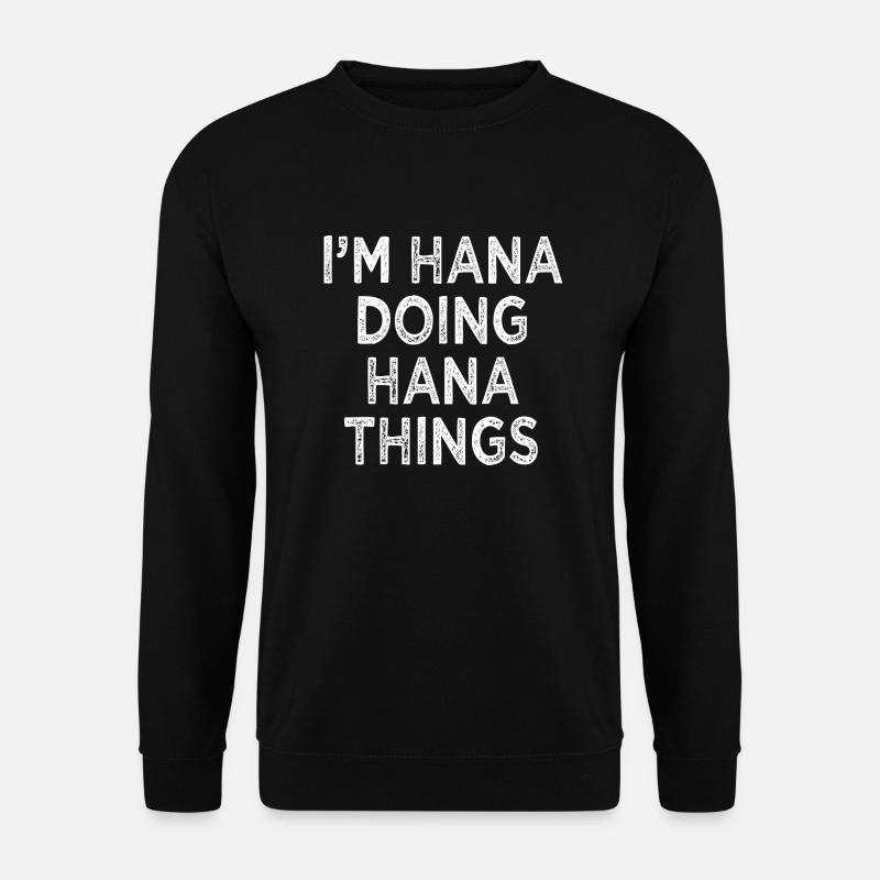 Hana - Unisex Pullover - Schwarz