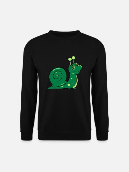 Snail Funny Kids - Unisex Sweatshirt - black