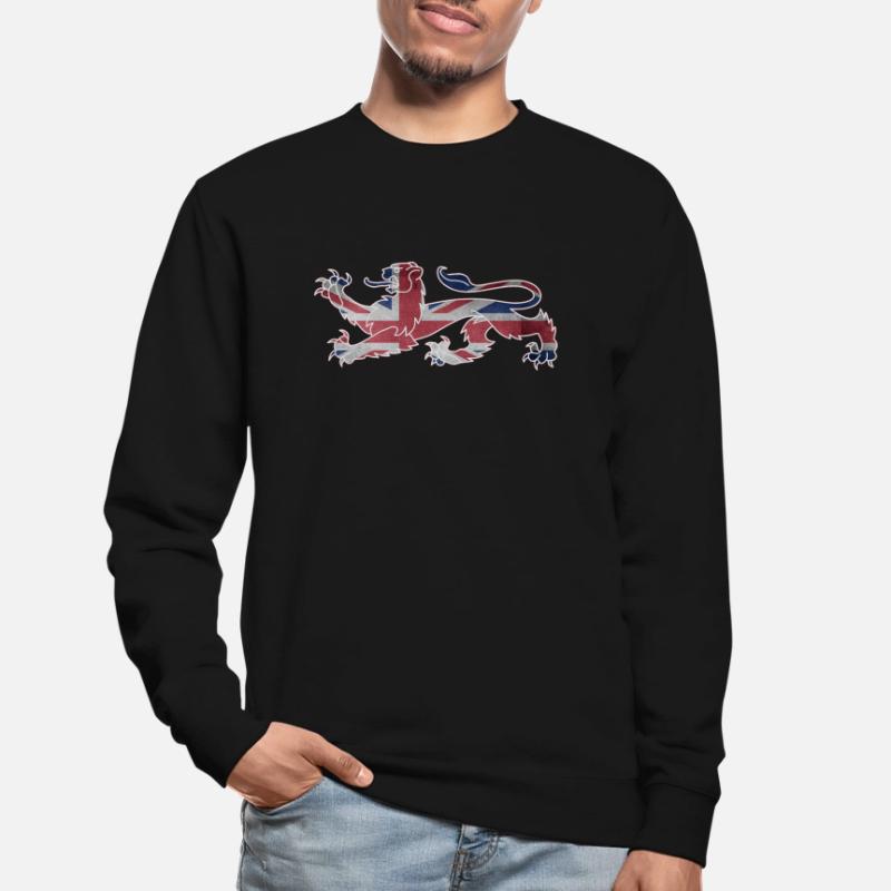 Angleterre, drapeau, écussons, drapeau anglais, Royaume-Uni Sweat-shirt Unisexe