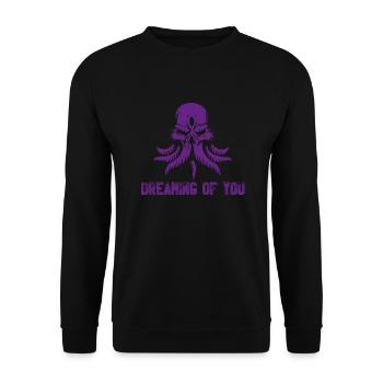 dreaming of you - Unisex Sweatshirt - black - Front - Alina (178cm) & Michal (187cm)