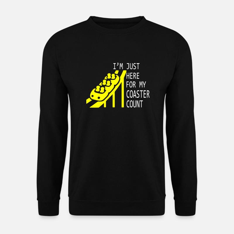 Rollercoaster Achterbahn - Unisex Pullover - Schwarz
