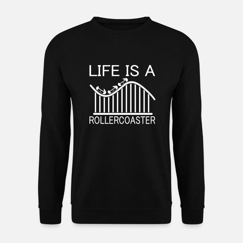 Rollercoaster Roller Coaster - Unisex Sweatshirt - black