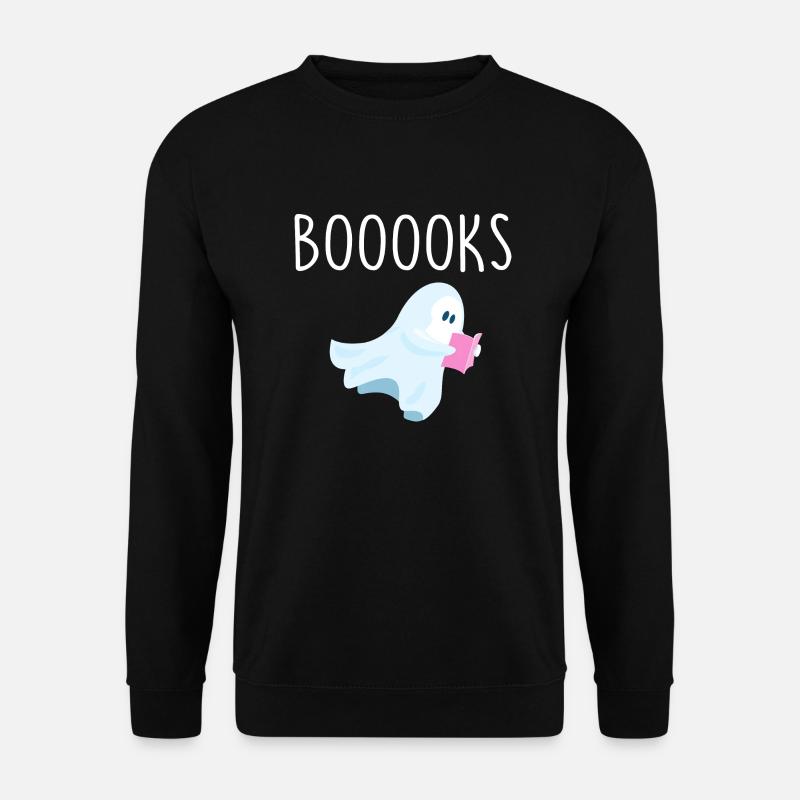 Booooks - Unisex Pullover - Schwarz
