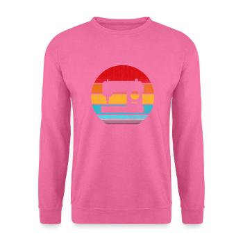 Nähmaschine - Unisex Pullover - Pink - Vorne