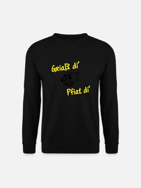 Griaß di pfiat di T-Shirts - Unisex Pullover - Schwarz