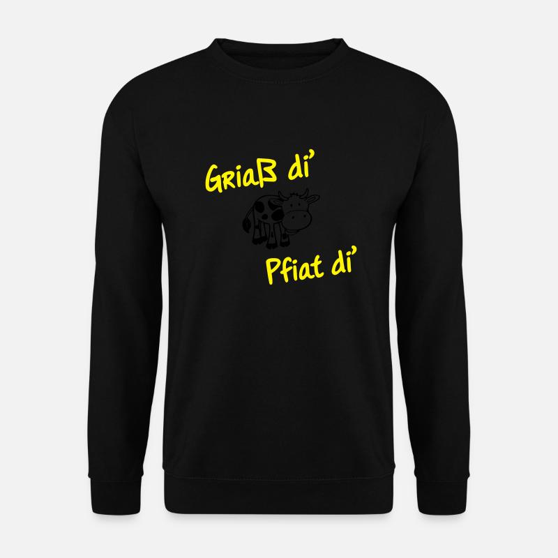 Griaß di pfiat di T-Shirts - Unisex Pullover - Schwarz