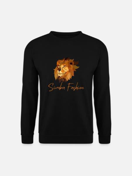 Simba Fashion Mosaiklion - Unisex Pullover - Schwarz