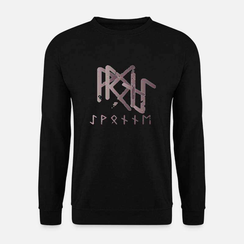 Yvonne - Name Rune - Binderune - Unisex Sweatshirt - black