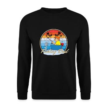 Pêche Papa Pêcheur Pêcheur Père et Fils - Sweat-shirt Unisexe - noir - Devant - Alina (178cm) & Michal (187cm)
