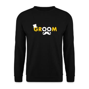 Groom - Unisex Pullover - Schwarz - Vorne - Alina (178cm) & Michal (187cm)