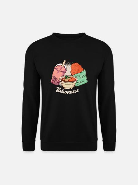 Taiwan Nationalgericht Taiwanesisch Essen Taiwaner - Unisex Pullover - Schwarz
