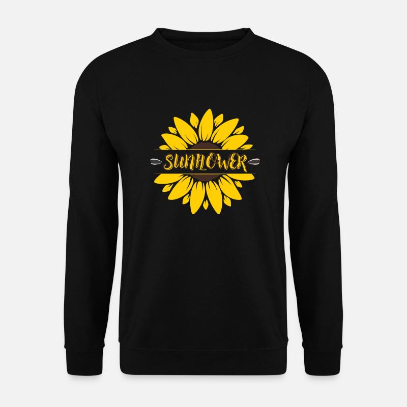 SUNFLOWER - Unisex Pullover - Schwarz