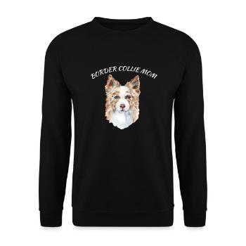 Border Collie Dog Dog Owner Dog Lovers - Unisex Sweatshirt - black - Front - Alina (178cm) & Michal (187cm)