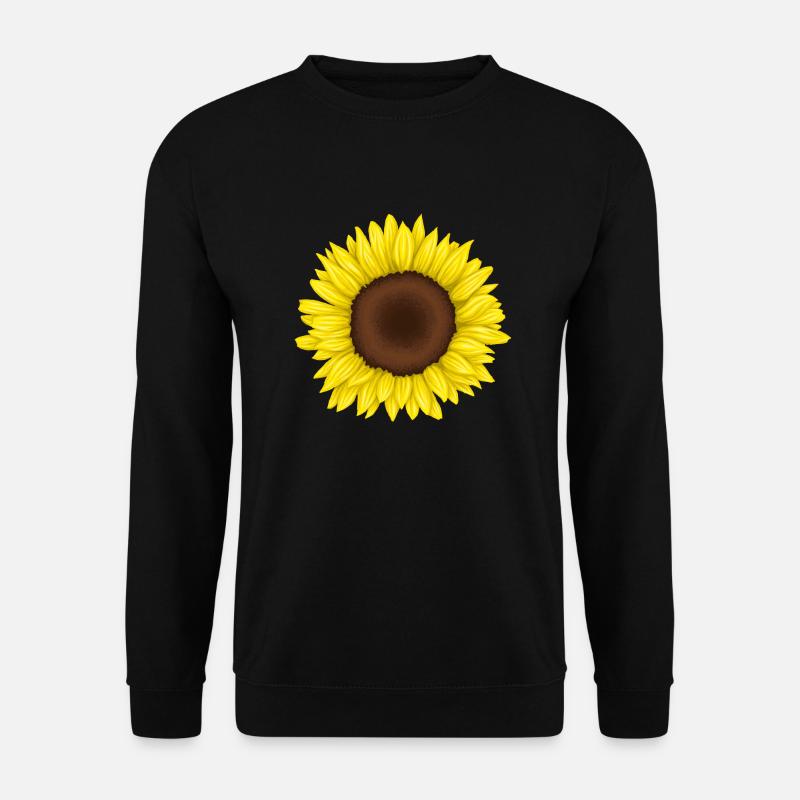 Sonnenblume - Unisex Pullover - Schwarz