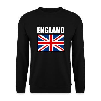 angleterre - Sweat-shirt Unisexe - noir - Devant - Alina (178cm) & Michal (187cm)