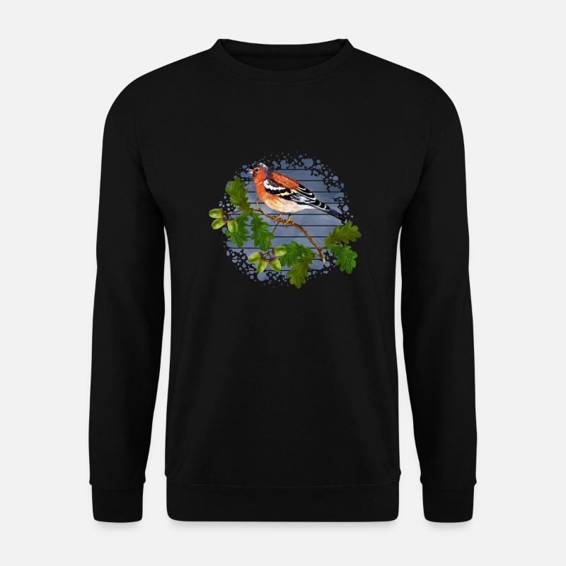 Bunter Vogel - Unisex Pullover - Schwarz