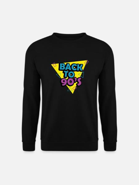 1990s Proverbs 90s Gift Idea - Unisex Sweatshirt - black