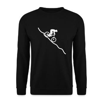 Vélo de montagne cyclisme - Sweat-shirt Unisexe - noir - Devant - Alina (178cm) & Michal (187cm)
