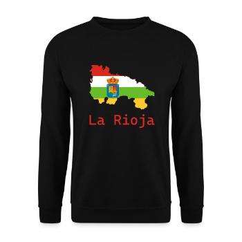 La Rioja - Unisex Sweatshirt - black - Front - Alina (178cm) & Michal (187cm)