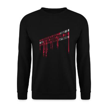 boissons de crânes ennemis - Sweat-shirt Unisexe - noir - Devant - Alina (178cm) & Michal (187cm)