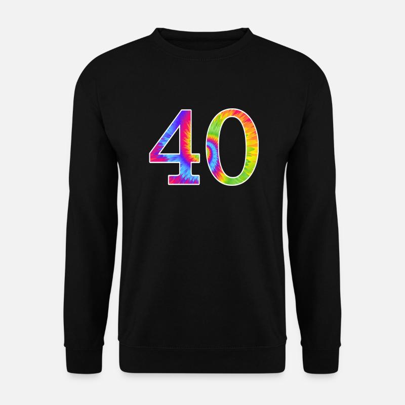 40 vierzig - Unisex Pullover - Schwarz