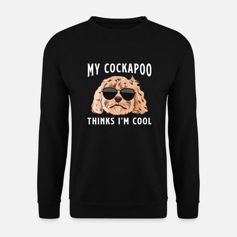 Cockapoo Dog - Unisex Sweatshirt - black