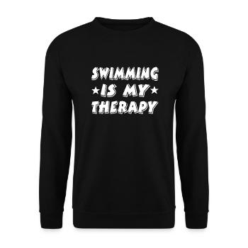 Nager - Sweat-shirt Unisexe - noir - Devant - Alina (178cm) & Michal (187cm)