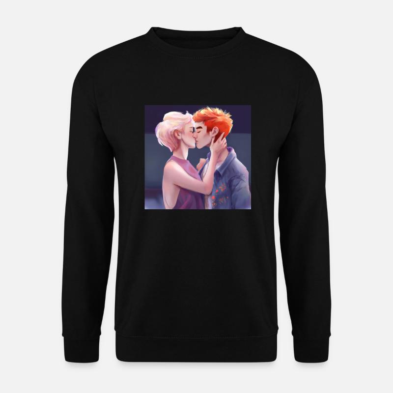 LGBT Queer Kuss 🌈🌈 - Unisex Pullover - Schwarz