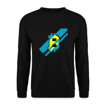 Bitcoin Trading Crypto Stocks - Sweat-shirt Unisexe - noir - Devant - Alina (178cm) & Michal (187cm)