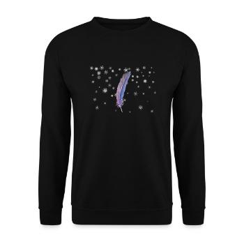 Source - Sweat-shirt Unisexe - noir - Devant - Alina (178cm) & Michal (187cm)