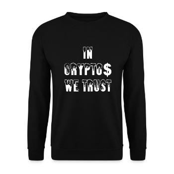Bitcoin Trading Crypto Stocks - Sweat-shirt Unisexe - noir - Devant - Alina (178cm) & Michal (187cm)