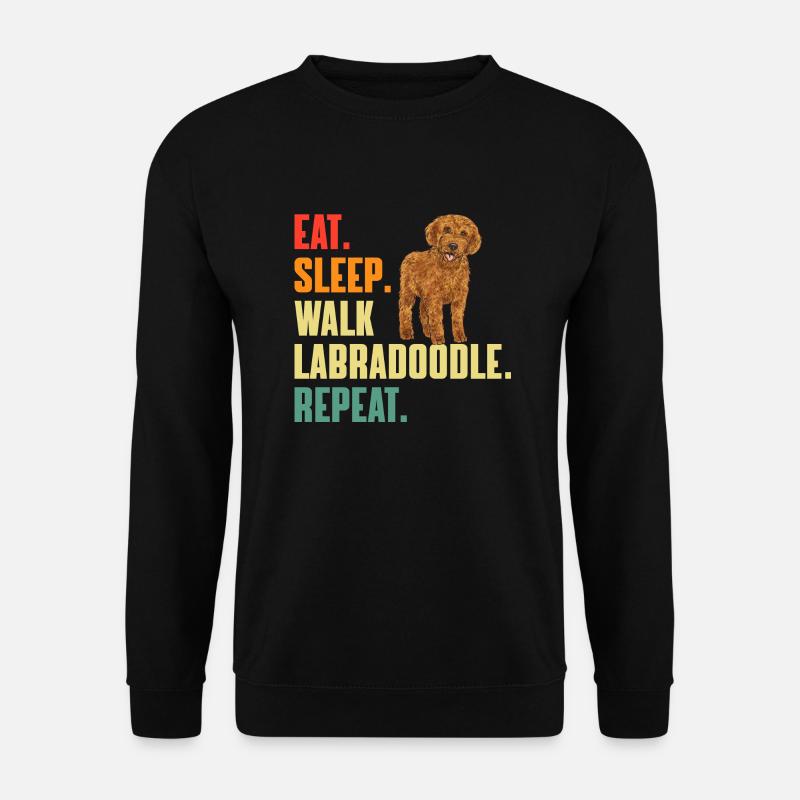Labradoodle Dog - Unisex Sweatshirt - black