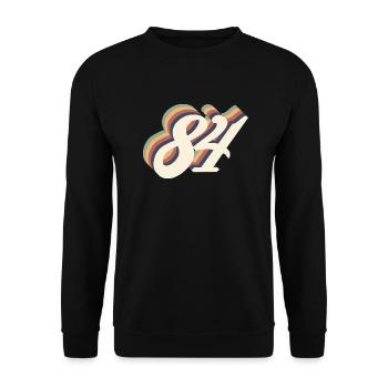 84th anniversary vintage - Unisex Sweatshirt - black - Front - Alina (178cm) & Michal (187cm)