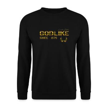 Divin depuis 1975 - Sweat-shirt Unisexe - noir - Devant - Alina (178cm) & Michal (187cm)