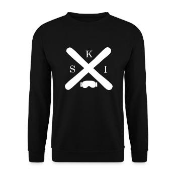 Ski - Sweat-shirt Unisexe - noir - Devant - Alina (178cm) & Michal (187cm)
