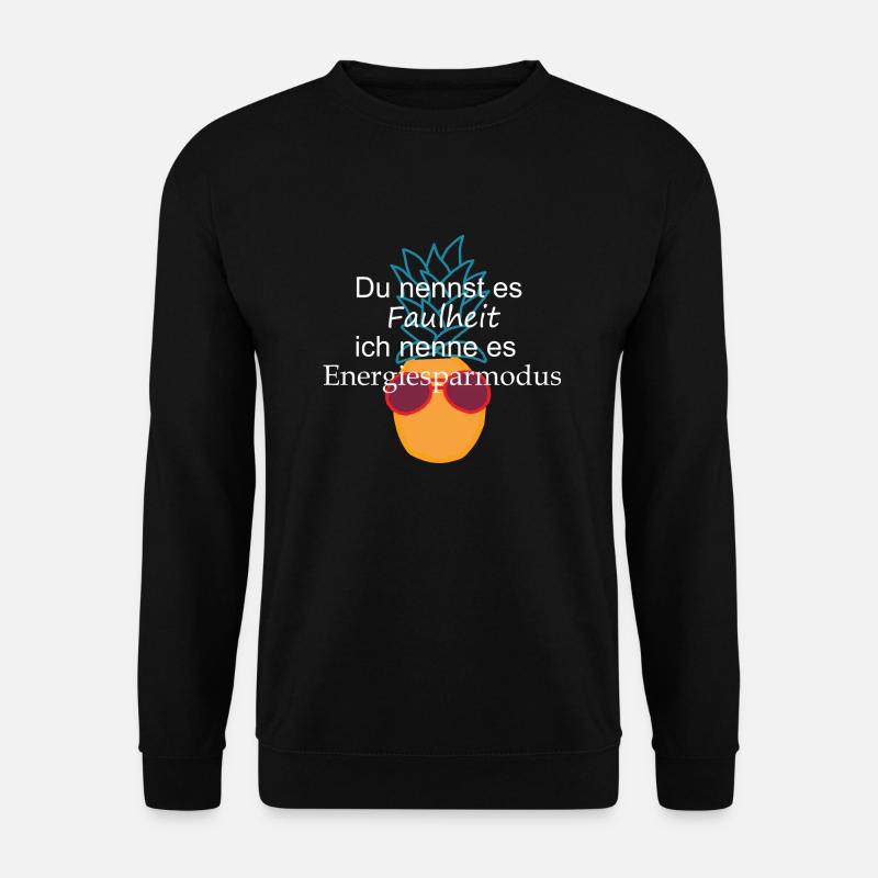 Energiesparmodus - Unisex Pullover - Schwarz