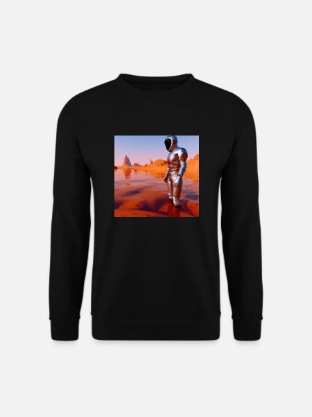 Diver on Mars - Unisex Sweatshirt - black