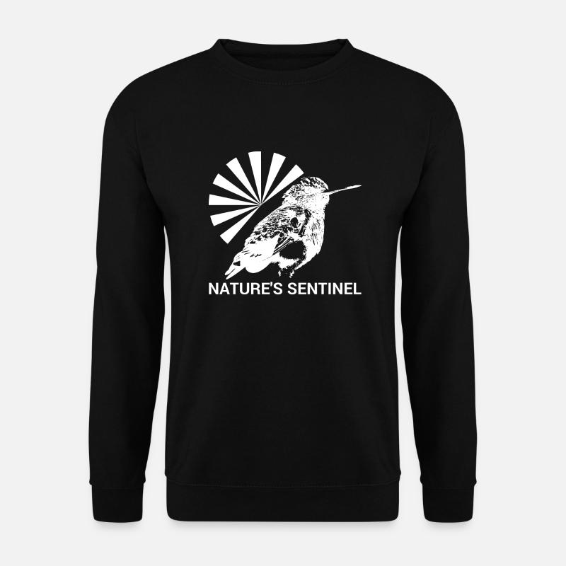 Wächter der Natur #Kolibri - Unisex Pullover - Schwarz