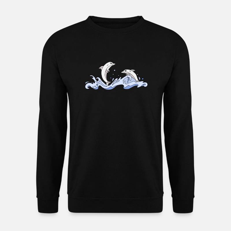 Delphine - Unisex Pullover - Schwarz