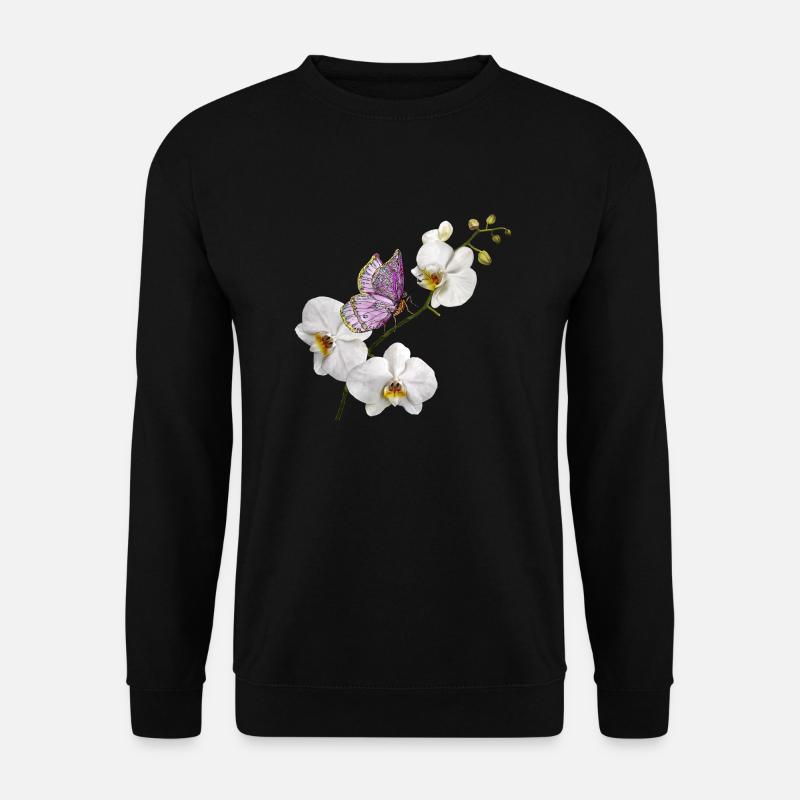 Bunter Schmetterling - Unisex Pullover - Schwarz