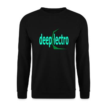 deep electro - Sweat-shirt Unisexe - noir - Devant - Alina (178cm) & Michal (187cm)