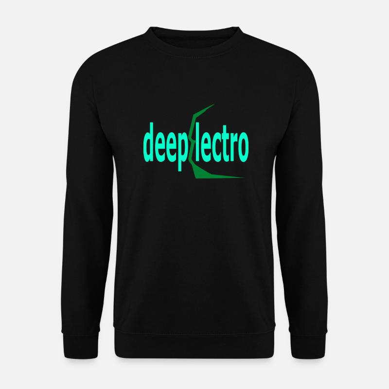deep electro - Sweat-shirt Unisexe - noir