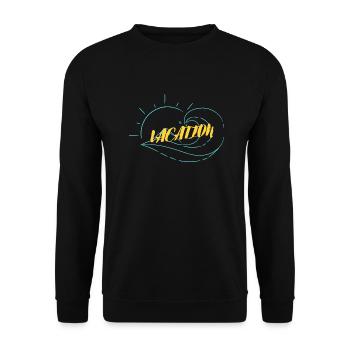 Ready for a holiday? - Unisex Sweatshirt - black - Front - Alina (178cm) & Michal (187cm)